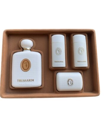 TRUSSARDI - Bianco Donna Prima Versione Gift Box 50 ml + mini taglie