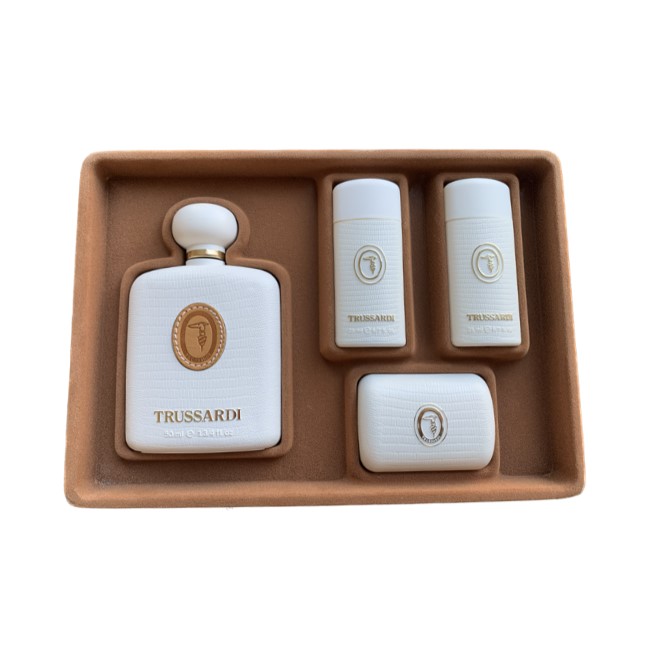 TRUSSARDI - Bianco Donna Prima Versione Gift Box 50 ml + mini taglie