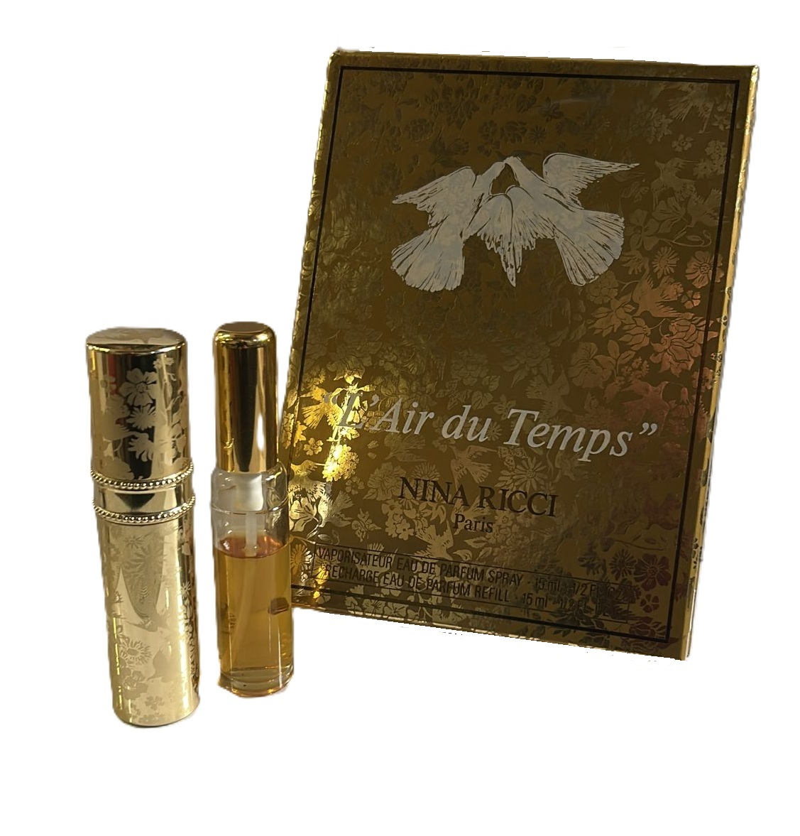 NINA RICCI - L'Air du Temps Set EAU DE PARFUM 15 ml + Ricarica 15 ml VINTAGE