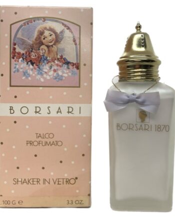 BORSARI - Talco Profumato con Shaker in Vetro Vintage