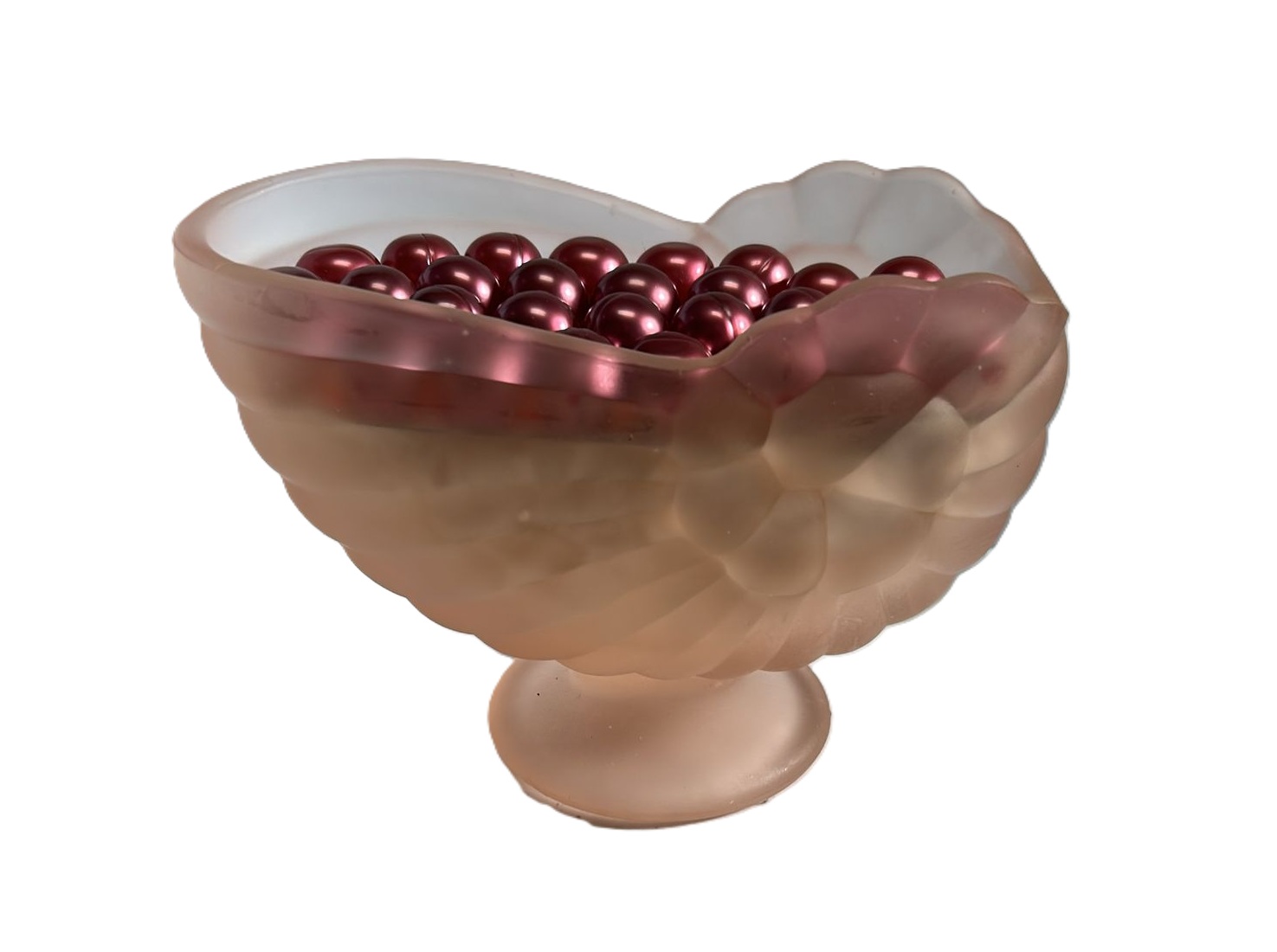 BORSARI - Violetta di Parma Perle all'Olio di Visone - presentazione vintage in vetro