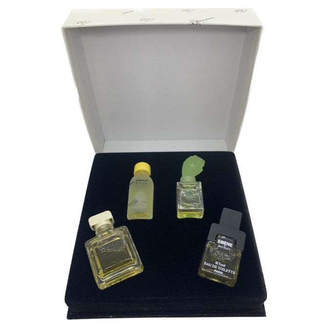 PIERRE BALMAIN - Set Miniature Ivoire Vent Vert Ebene Monsieur Balmain