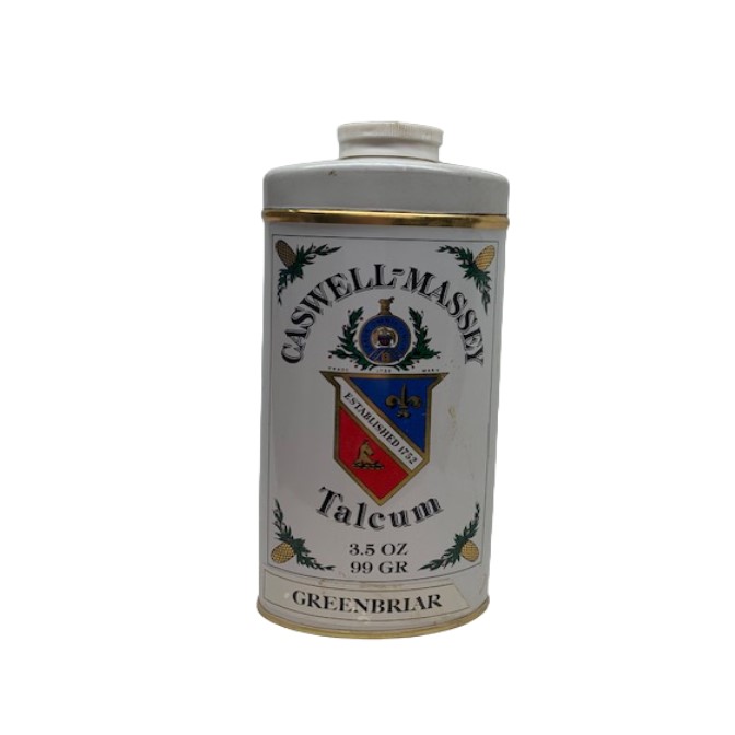 CASWELL MASSEY - Greenbriar Talcum Vintage