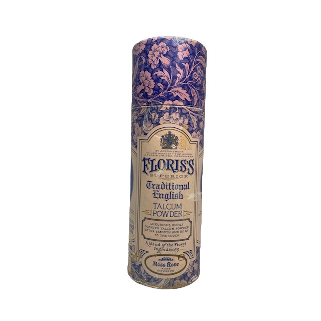 FLORIS’S – Traditional English Moss Rose Talcum Powder