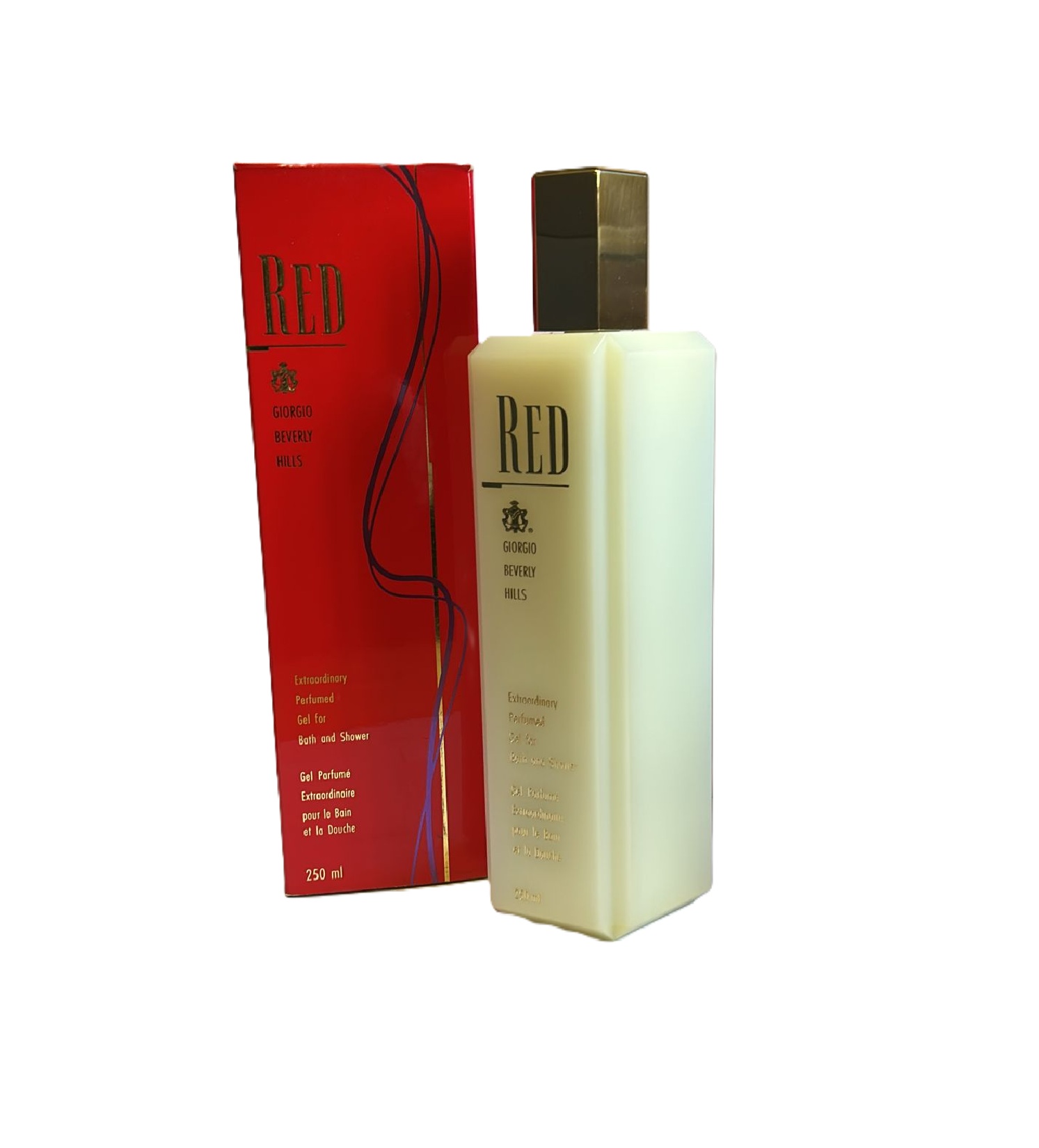 GIORGIO BEVERLY HILLS - Red Extraordinary Dry Oil Mist 90 ml / Shower Gel 250 ml VINTAGE