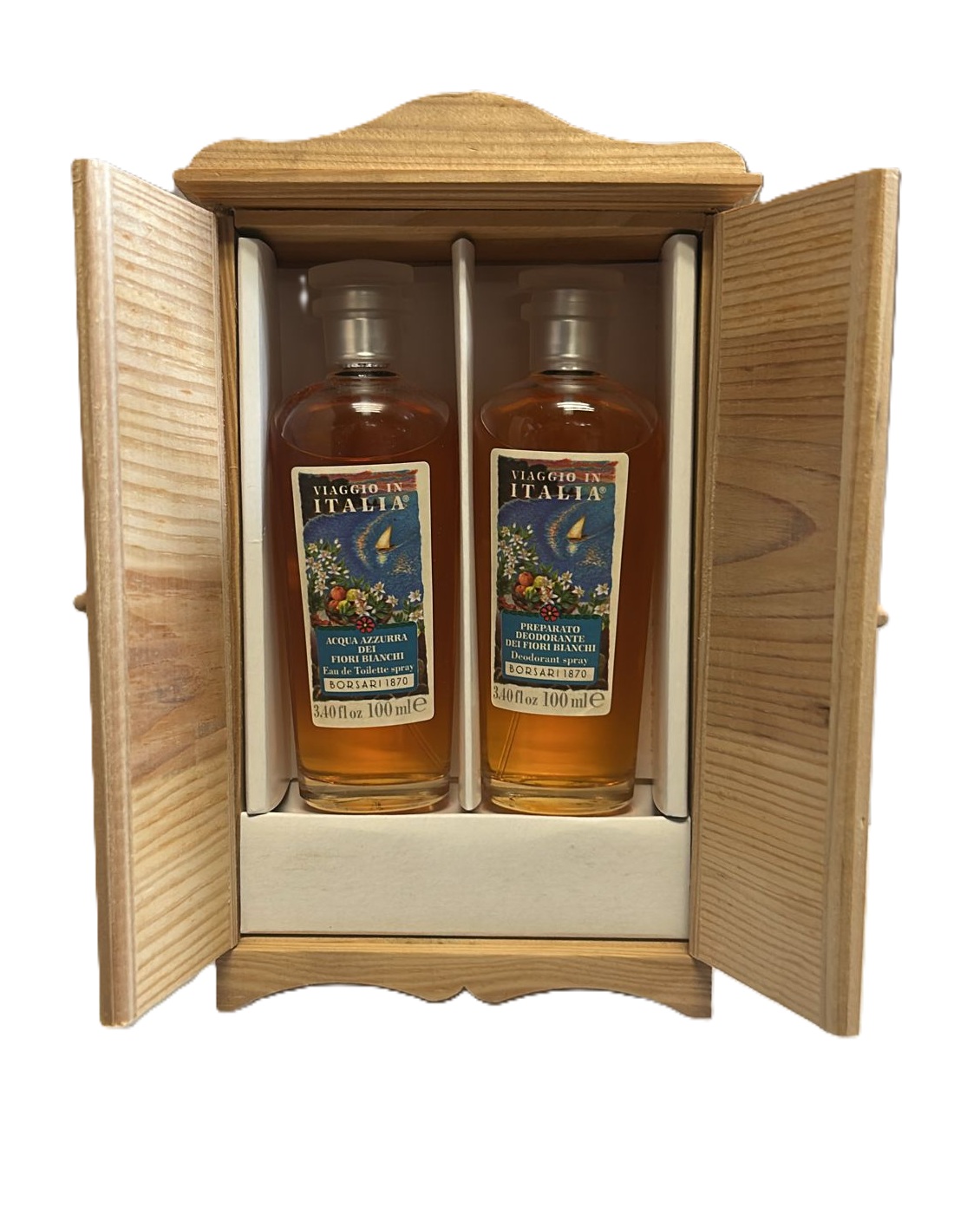 BORSARI - ACQUA AZZURRA Finestrella Eau de Toilette 100 ml + Deodorante 100 ml Vintage