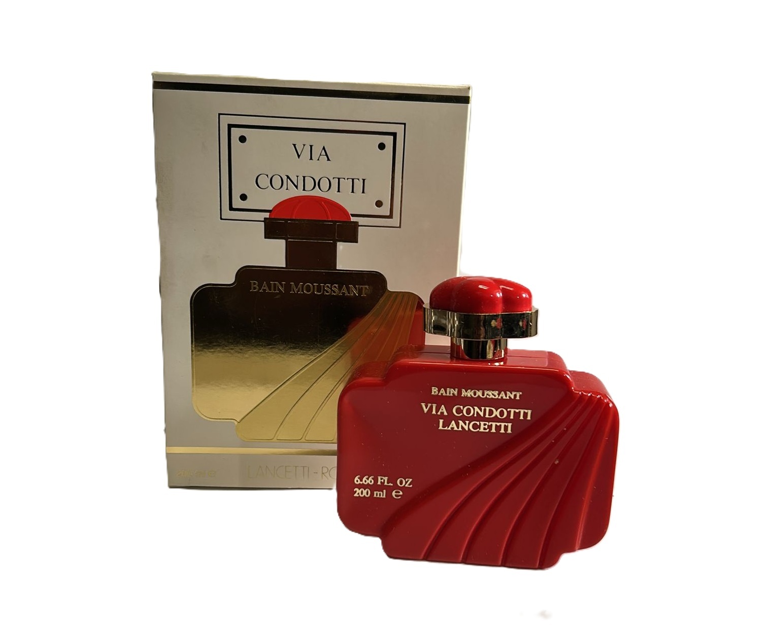 LANCETTI - Via Condotti Pour Femme Bagnoschiuma 200 ml / Saponetta VINTAGE